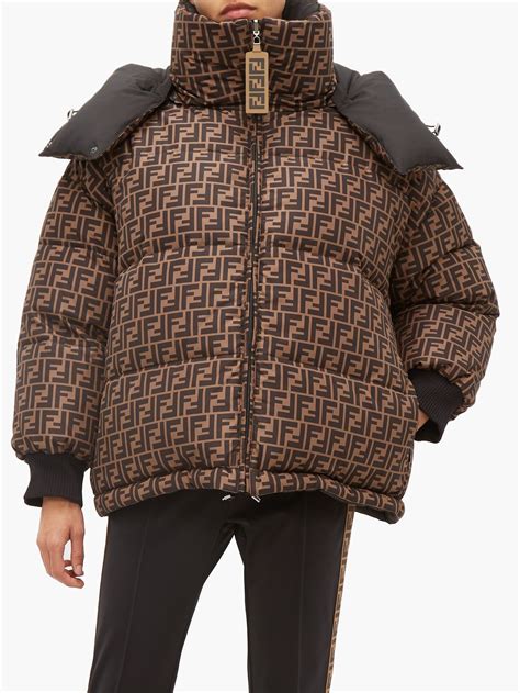 fake fendi puffer coat|fendi puffer jacket women's.